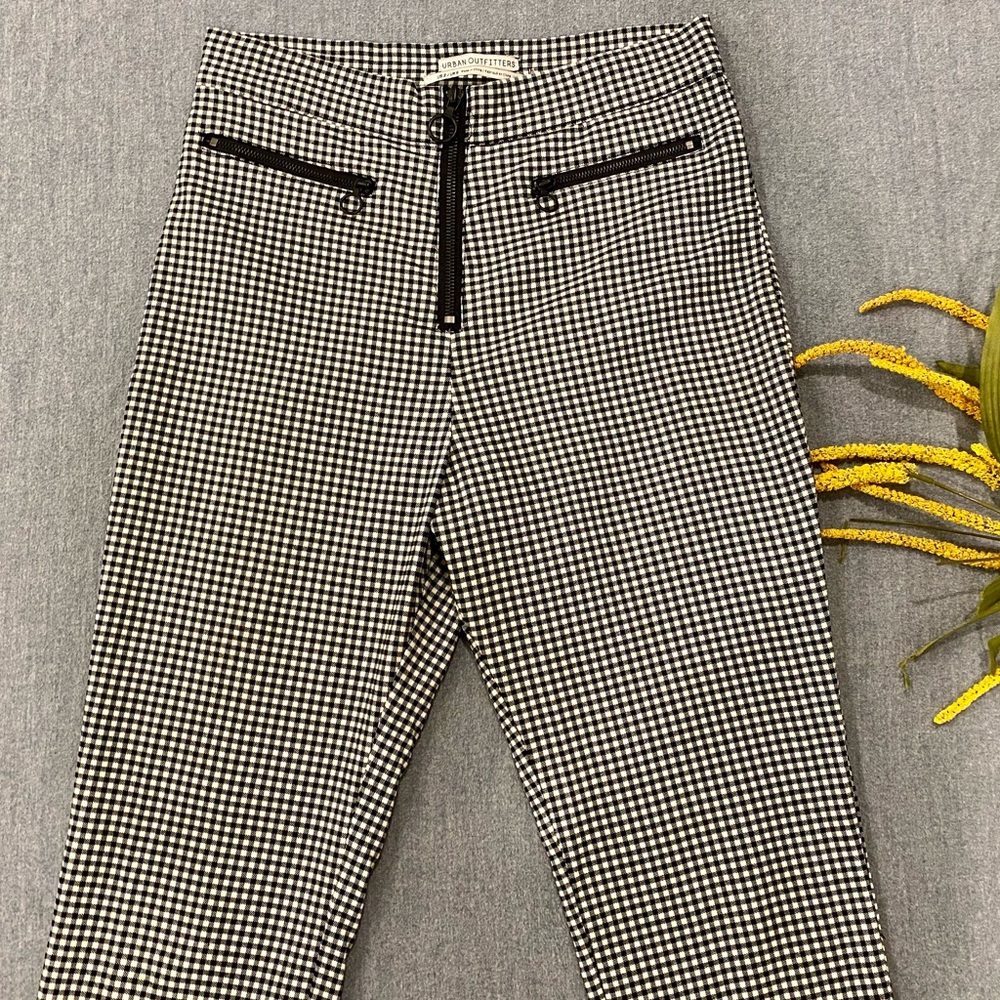 URBAN OUTFITTERS Checkered Black & White Pants